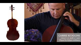 Carrie Scoggins 2017 cello  Robert deMaine  at the Metzler Violin Shop [upl. by Borgeson]