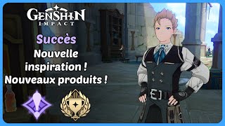 Succès  Nouvelle inspiration  Nouveaux produits   Genshin Impact [upl. by Yesiad]