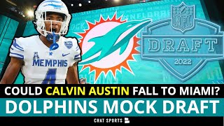 Dolphins Mock Draft Calvin Austin III to Miami Draft Luke Fortner Full 7Round NFL Mock Draft [upl. by Cilla829]