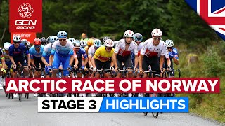 Explosive Racing On Final Climb  Arctic Race Of Norway 2022 Stage 3 Highlights [upl. by Htenywg]