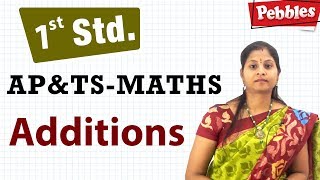 Additions in Telugu  Class 1 maths  Easy maths in Telugu [upl. by Li166]