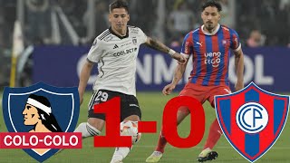 🚨Colo Colo vs Cerro Porteño 10  Relato Paraguayo Enojado Bruno Pont  Copa Libertadores 2024🇵🇾🇨🇱 [upl. by Alios]