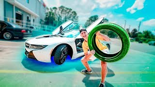 PNEUS NOVOS PARA A BMW I8  ‹ JonVlogs › [upl. by Camm460]