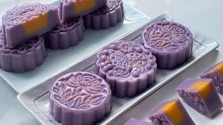 Purple Sweet Potato And Coconut Milk Agaragar Jelly Cake Without Custard Powder [upl. by Fernande]