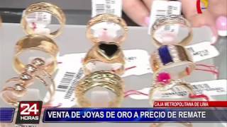 Miraflores joyas de oro son rematadas desde 150 soles [upl. by Mareah]