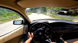 BMW 530d E60  POV  Acceleration  Automatic [upl. by Anayra587]