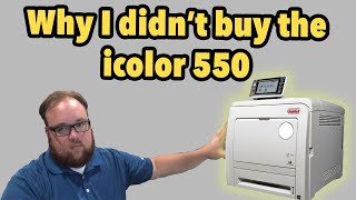 Why I didnt buy the Uninet iColor 550 printer  vlog 282  Print Shop Updates [upl. by Tshombe]