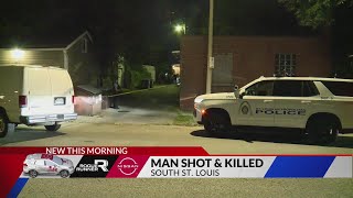 Man fatally shot in south St Louis city [upl. by Lenahtan]