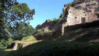 Burgruine Fleckenstein Lembach Elsass Frankreich carly4711 Info Clip77 auf Youtube [upl. by Lekram]