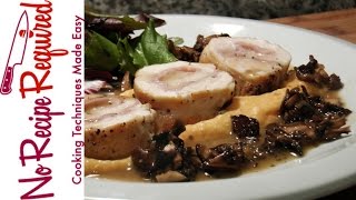 A Mushroom amp Marsala Sauce for Chicken Breasts  NoRecipeRequiredcom [upl. by Atiniv]