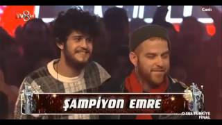 O Ses Türkiye Final  Şampiyon Emre Sertkaya oldu 03022016 [upl. by Bowman]