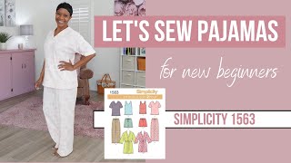 How to Sew Pajamas  For New Beginners Fall 2022 [upl. by Atsahs]