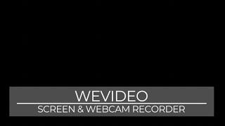 WeVideo Screen amp Webcam Recorder [upl. by Eladnyl]