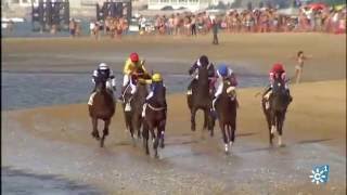 Carreras de caballos de Sanlúcar Segundo ciclo  29 agosto [upl. by Nedyrb800]