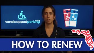 The Ultimate Guide to Renewing a Florida Handicap Placard [upl. by Joette]