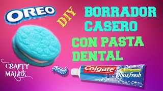 HAZ UN BORRADOR CON PASTA DENTAL FÁCIL Y RAPIDO BORRADORES CASEROS [upl. by Tteraj609]