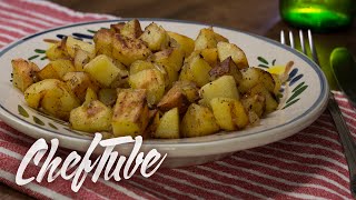 How to Make Crispy Fried Potatoes  Recipe in description [upl. by Odnumde]