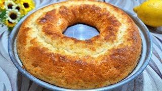 GÂTEAU AU CITRON EN 5 MINUTES 🍋👌  Vous ferez ce gâteau tous les jours Simple et savoureux [upl. by Dadivitan464]