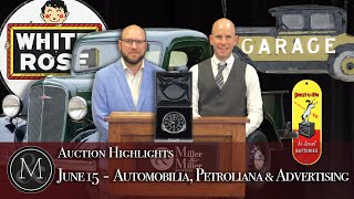 Top 5 Auction Highlights  Automobilia Petroliana amp Advertising  June 15  Miller amp Miller [upl. by Sigfrid638]