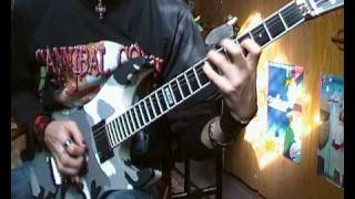 Battery Metallica full guitar cover by Neo from Master of Puppets album [upl. by Assenay]