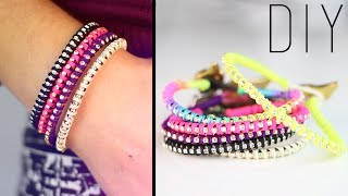 DIY  Rhinestone wrap bracelet  bracelet strass  friendship bracelet with english subtitles [upl. by Dugaid]