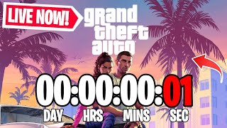 GTA 6 RELEASE COUNTDOWN LIVE🔴 247 amp GTA 6 Release Date GTA 6 Trailer [upl. by Rapsag]