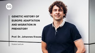 Lecture  Genetic History of Europe Adaptation and Migration in Prehistory  Johannes Krause [upl. by Ydal]