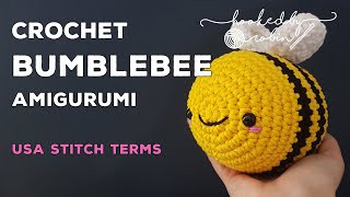 Amigurumi Crochet Bee Tutorial 🐝 The Famous TikTok Bee Pattern 😅 [upl. by Nalced401]