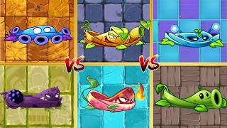 AQUA VINE vs All Best Vine Plants  Which Plant s Strongest  PvZ 2 Plant vs Plant [upl. by Ansaev]