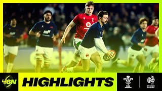 2024 U6N20  HIGHLIGHTS  WALES V FRANCE [upl. by Auahsoj869]