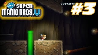 New Super Mario Bros U Playthrough  Part 3 [upl. by Fleischer]