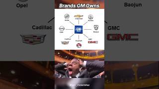 Brands General Motors Own gm chevrolet gmc cadillac opel shorts shortvideo [upl. by Reyem116]