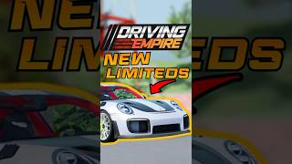 2 NEW Porsches With Limiteds Driving Empire RaceLine roblox drivingempire robloxdrivingempire [upl. by Cleti]