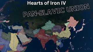 PanSlavic Union  HOI4 Timelapse [upl. by Casi637]