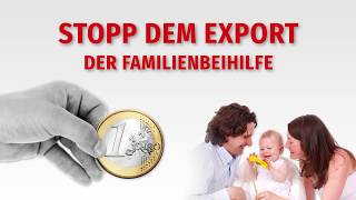 HC Strache garantiert Stopp dem Export der Familienbeihilfe [upl. by Lebam]