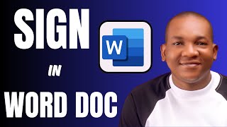 Sign Signature in Word Document the Right Way Digitally  How to Add Signature to Word Document [upl. by Novia]