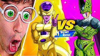 👽 CELL vs FREEZER 😈 Batalla de Hermanos 🔥  Fortnite x Dragon Ball [upl. by Lajes167]