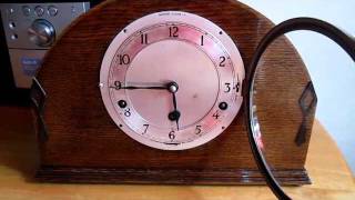 Garrard Triple Chime Mantle Clock Plays Whittington Winchester And Westminster [upl. by Cut364]