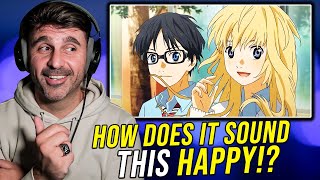 MUSIC DIRECTOR REACTS  Your Lie in April OP FULL Hikaru Nara  Goose House [upl. by Brigette146]