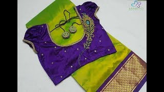 Dazzling Blouse Designs for Silk Sarees and Designer Sarees  Million Designs [upl. by Rance]