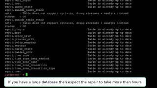 Repair VIcidial Mysql Database [upl. by Aer]