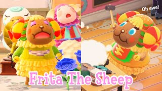 Frita The Sheep Sisterly Villager Animal Crossing New Horizons ACNH [upl. by Arratal]