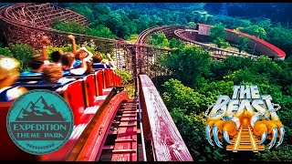 The History Of The Beast  The Worlds Longest Wooden Rollercoaster  Expedition Theme Park [upl. by Raamal]