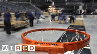 Barclays Center Part 3 The Conversion Crew That Transforms the Venue for EventsThe WindowWIRED [upl. by Oirretno624]