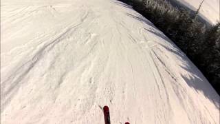 Skiing Whiteface top to bottom in late 2023 The greatest vertical in the east [upl. by Gehman155]