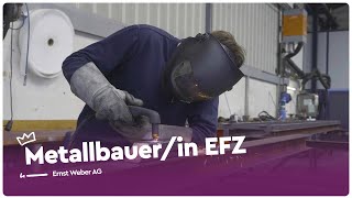 Metall verarbeiten als Metallbauerin EFZ  Lehrstellenvideo  Yousty [upl. by Rednasxela]