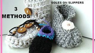 how to make nonskid soles on slippers 3 methods [upl. by Hirschfeld]