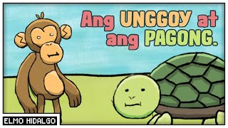 Ang Unggoy At Ang Pagong  Filipino Folk Tales  Mga Kwentong Pambata [upl. by Irahk179]