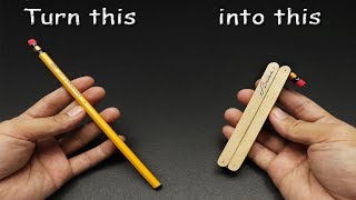 Turn an ordinary PENCIL into something COOL  DIY Tutorial [upl. by Aieken]