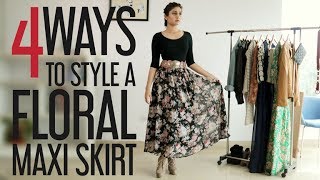 How to wear maxi skirt  Style hacks [upl. by Laney]